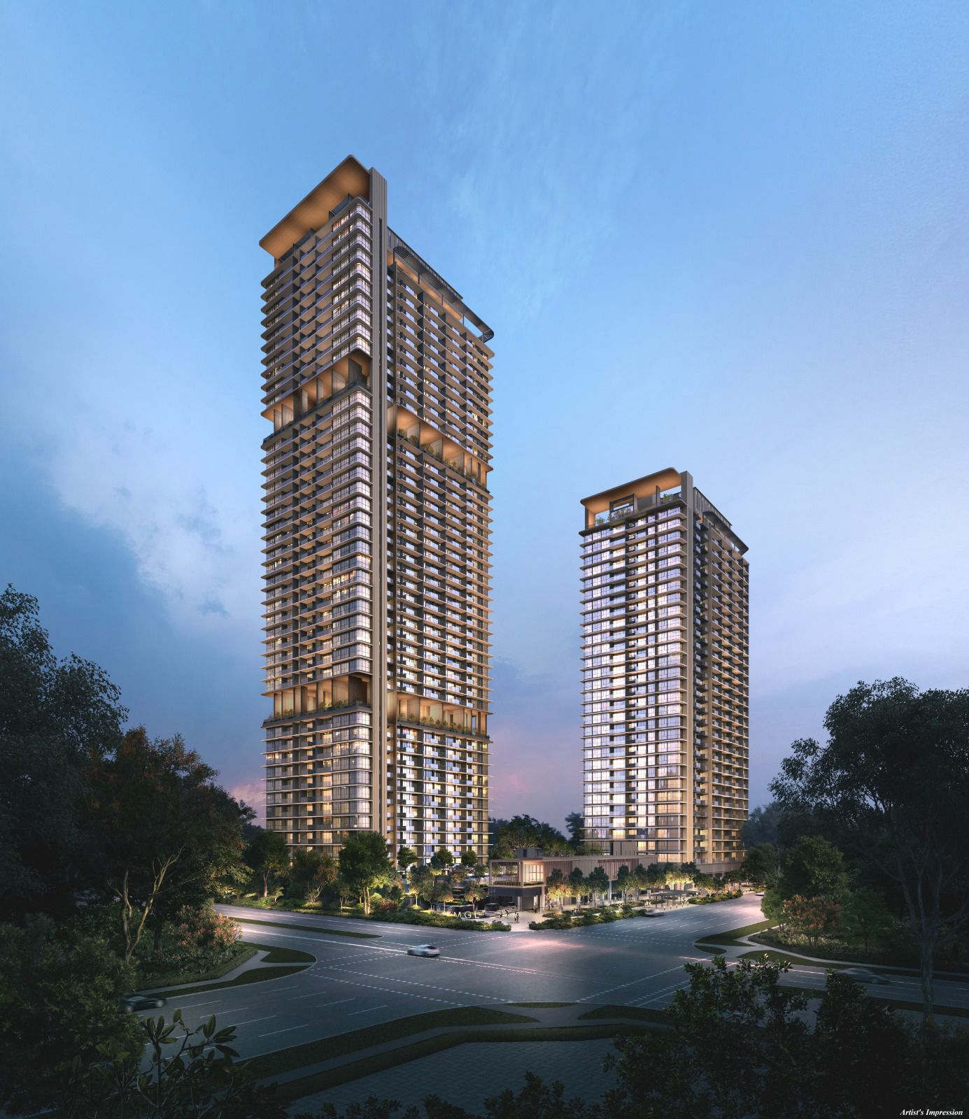 one marina gardens facade